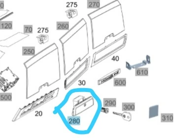 ACTROS MP4/MP5/MP6 ÜST DOLAP KİLİDİ MANDALI 0008404985