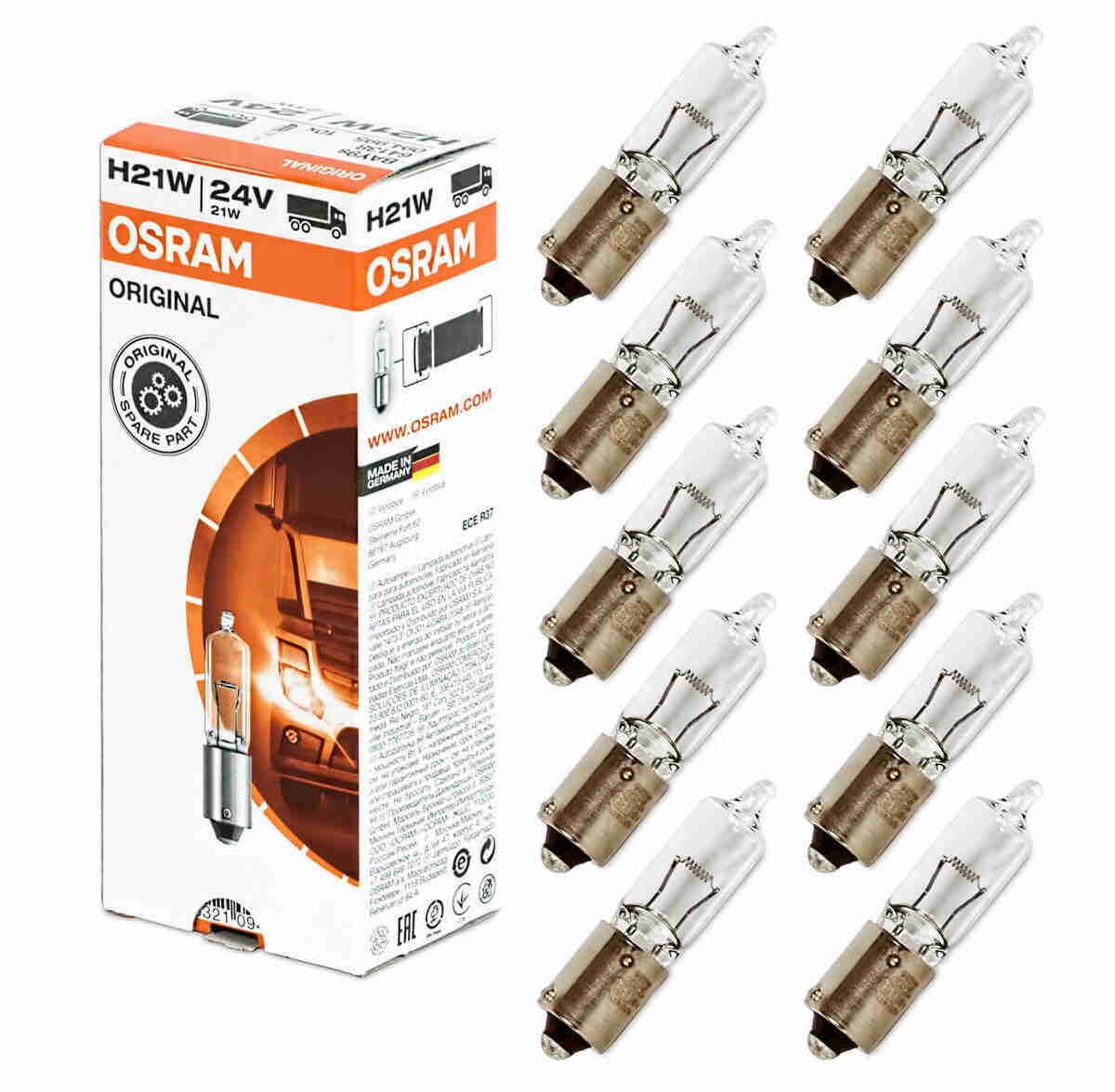 AMPÜL 24V H21 CİVALI 21W OSRAM.64138 (1 ADET)