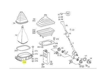 ATEGO VİTES ALT PLASTİĞİ 9736801507 