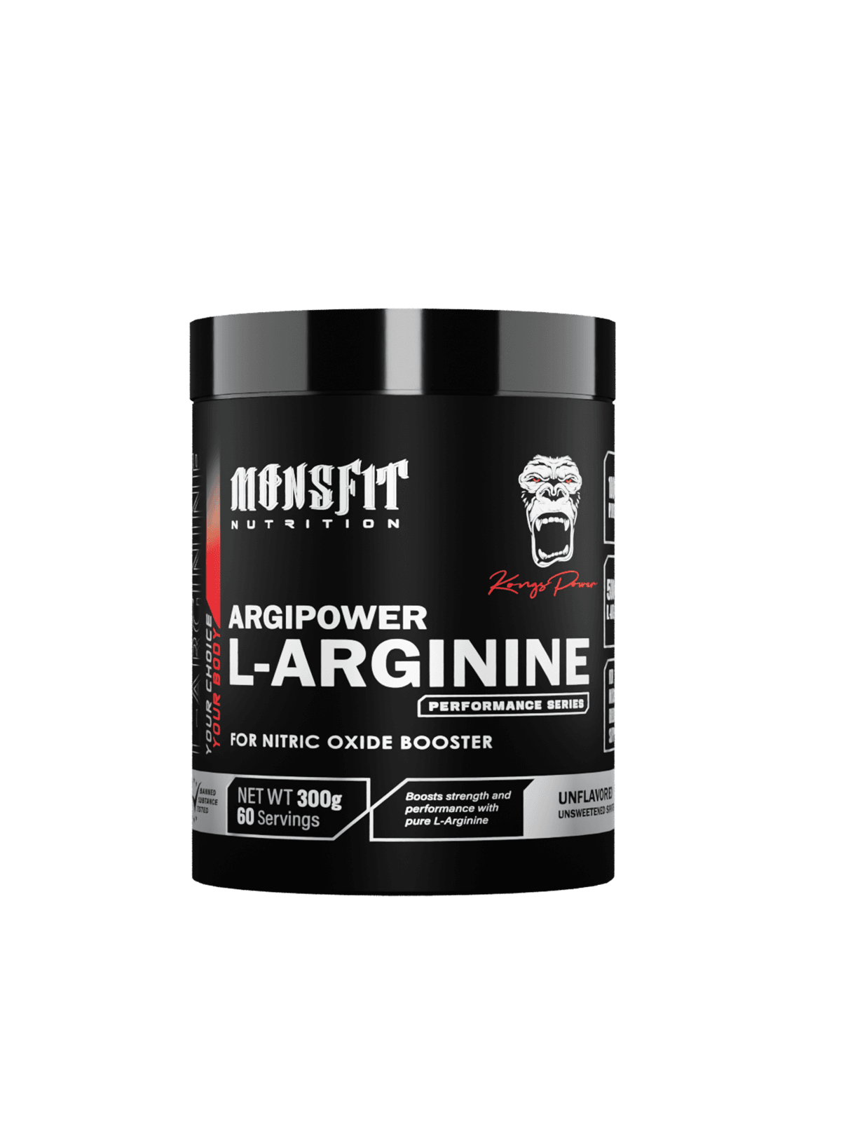 L-Arginine (60 SERVİS) 300 G (Aromasız)