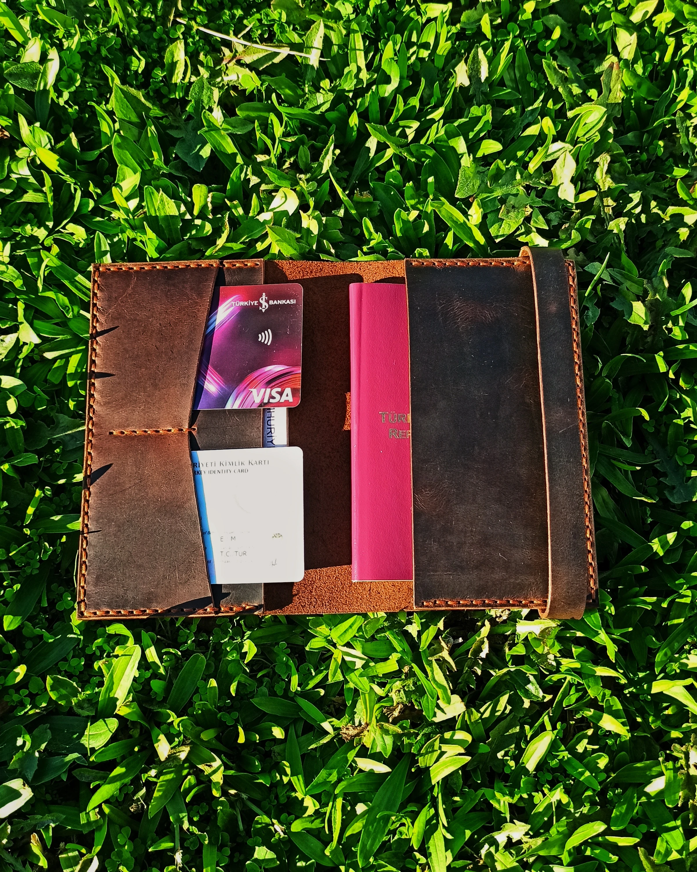 Kordonlu Pasaport Kılıfı