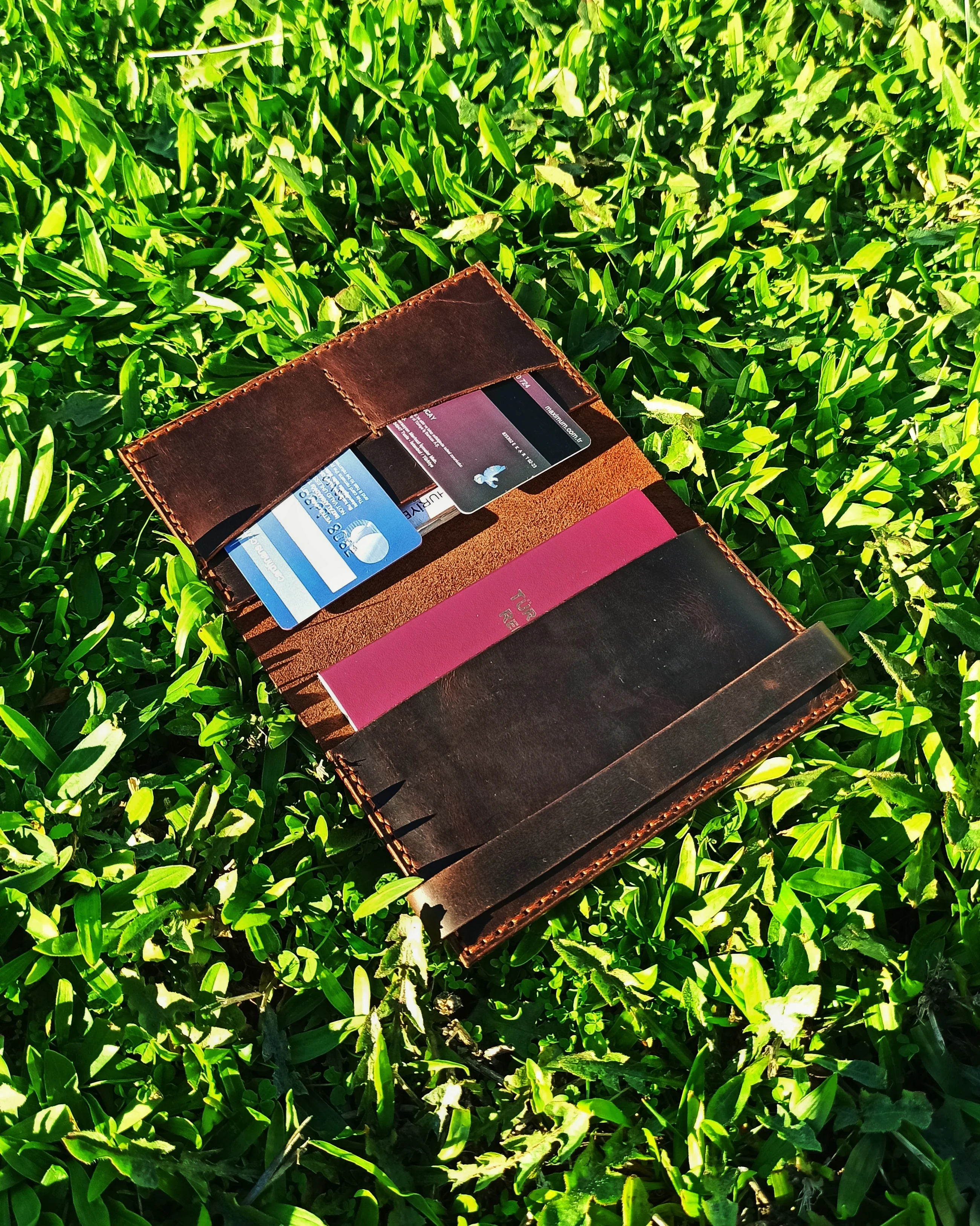 Kordonlu Pasaport Kılıfı