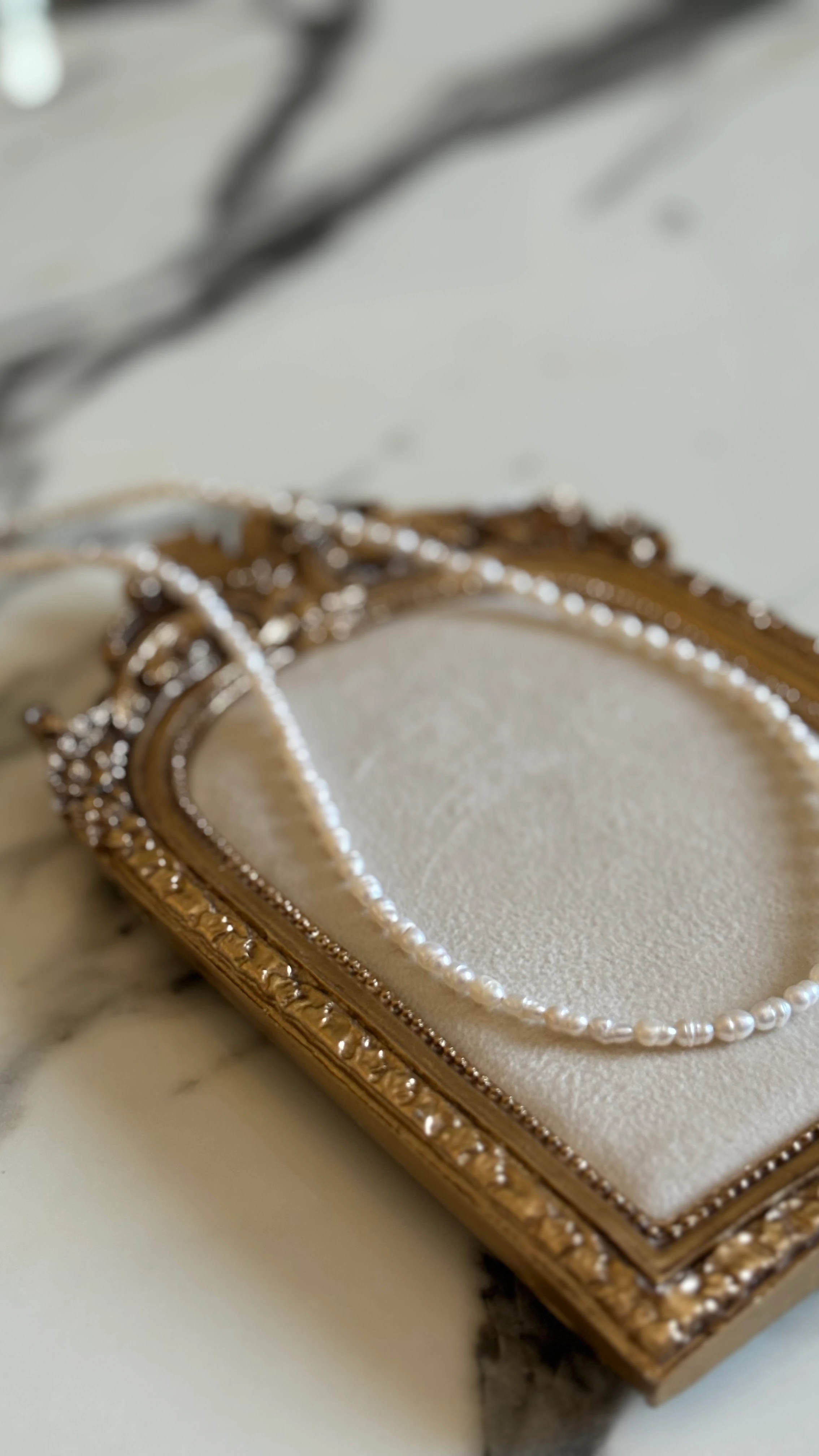 mini arpa sade kolye