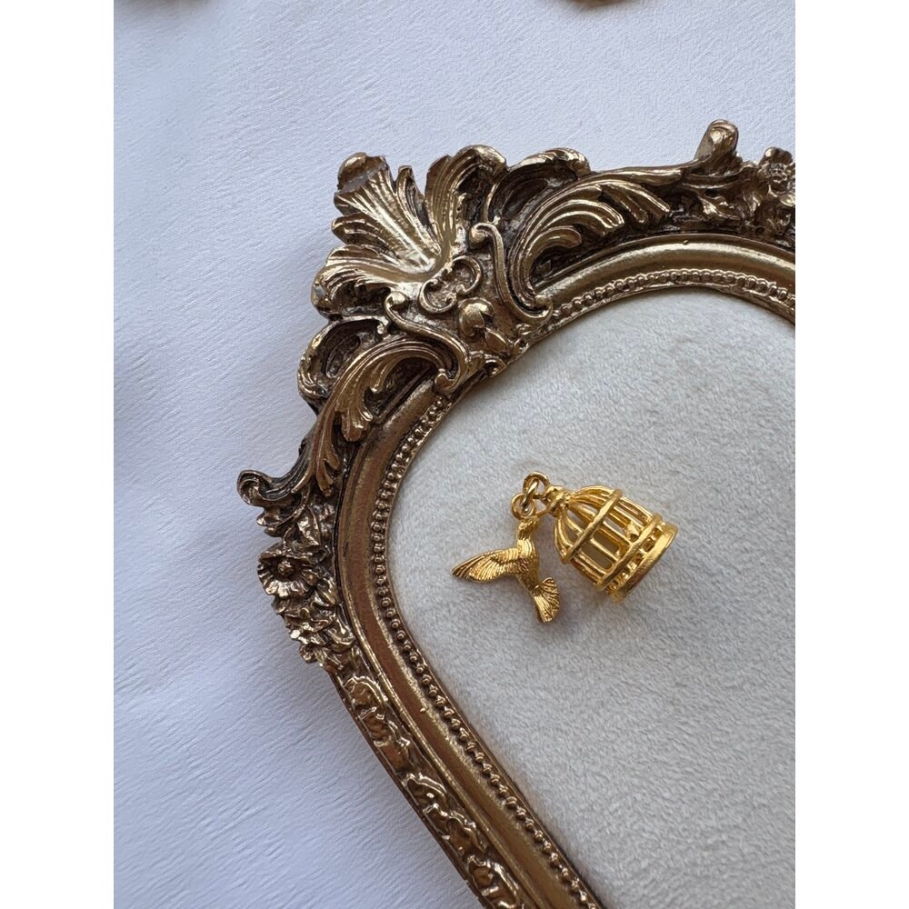 Kuş ve kafes charm