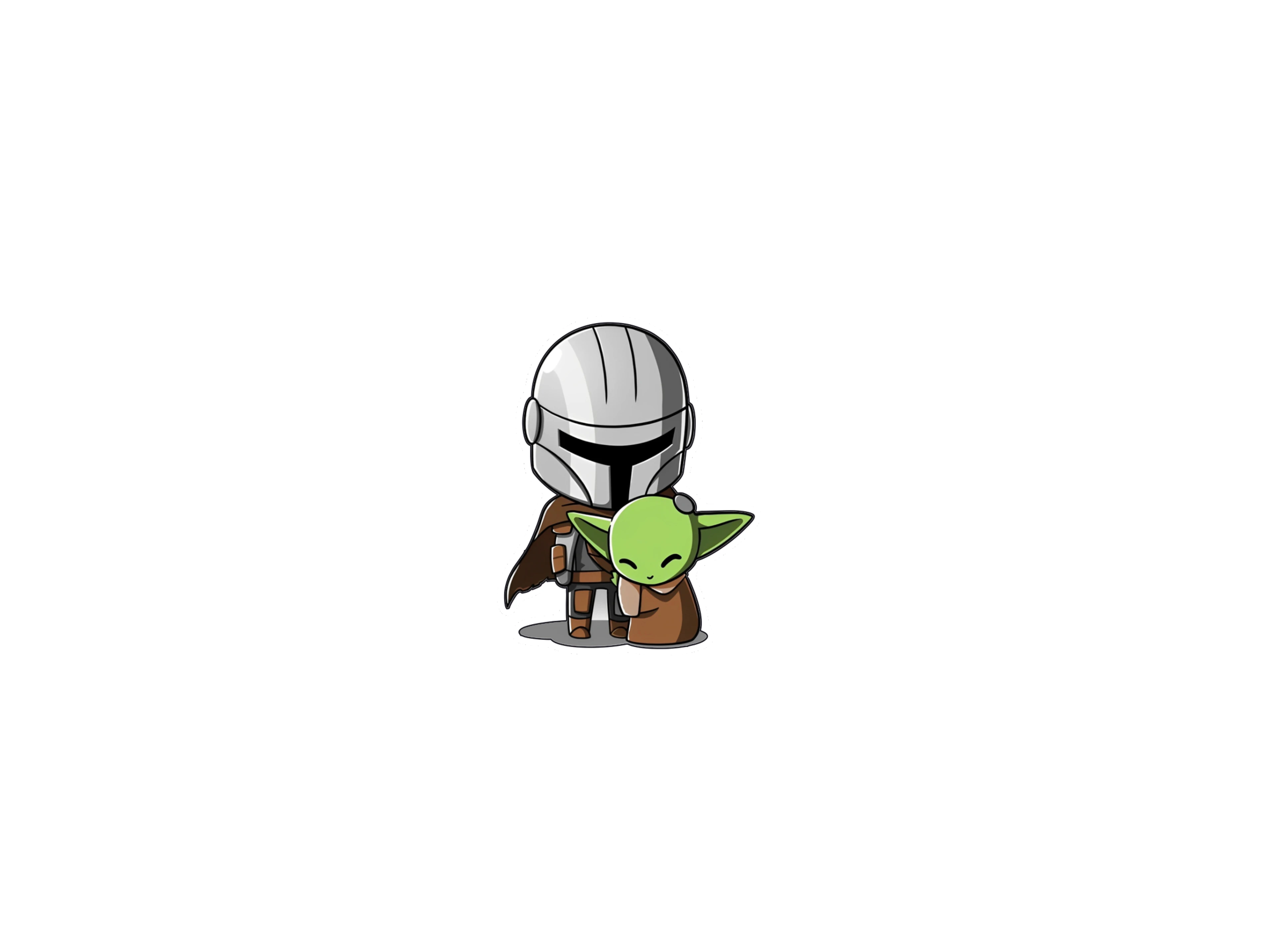 Mandalorian Din Djarin & Grogu