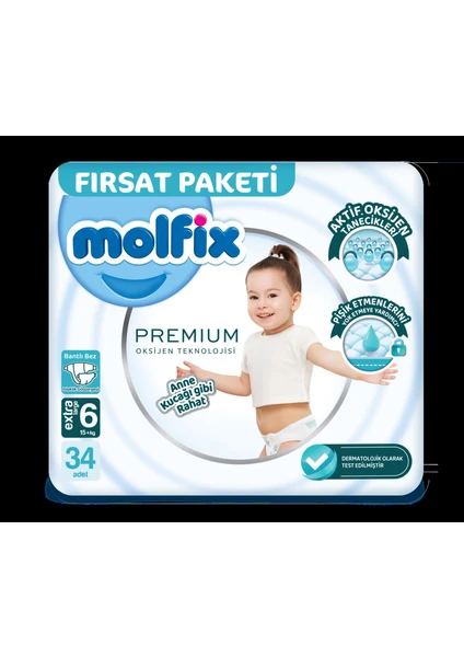 MOLFİX PREMİUM FIRSAT 6 NUMARA 34 ADET