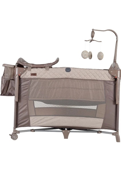 PREGO 8023 MİAMİ ANNE YANI OYUN PARKI BEJ 70x120cm