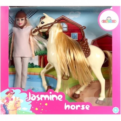 Jasmine Horse Bebekli Bej/Kahve