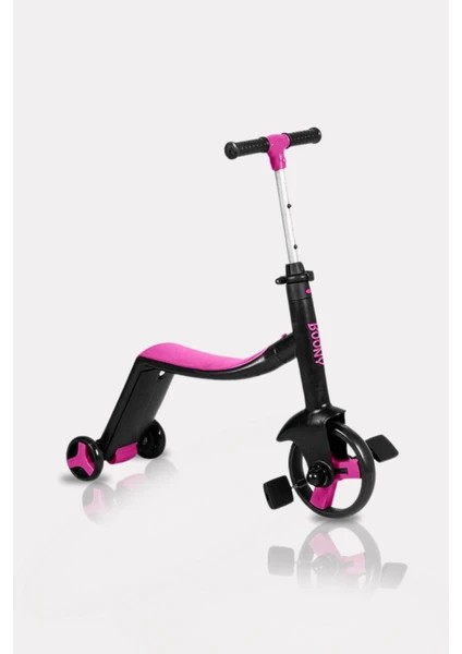 Scooter 3 In1 Pembe