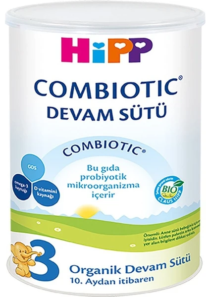 Hipp 3 Organik Combiotic Devam Sütü 350 gr