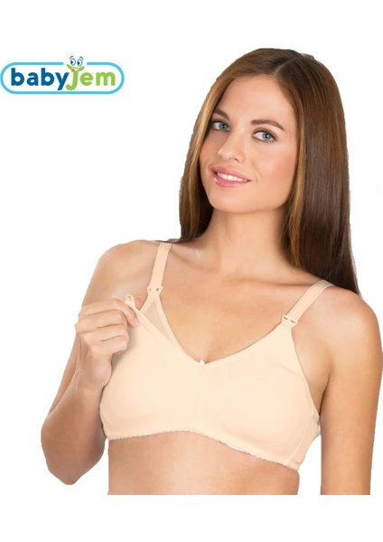 Babyjem Emzirme Sütyeni 85 Beden Ten