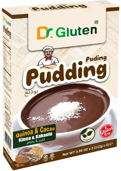 DR. GLUTEN GLUTENSİZ KAKAOLU KİNOA PUDİNG 112GRX2