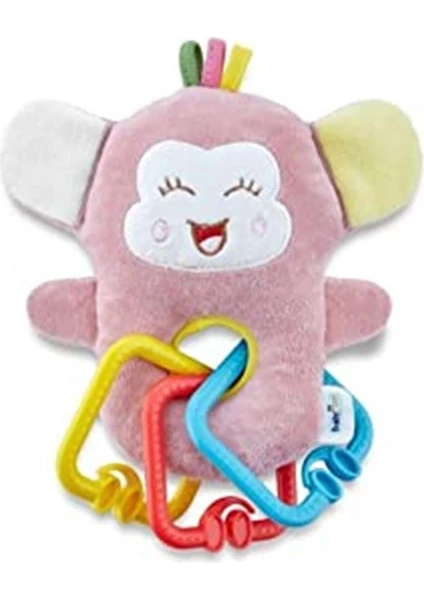 Babyjem Desenli Şeffaf Bebek Banyo Kovası Pembe