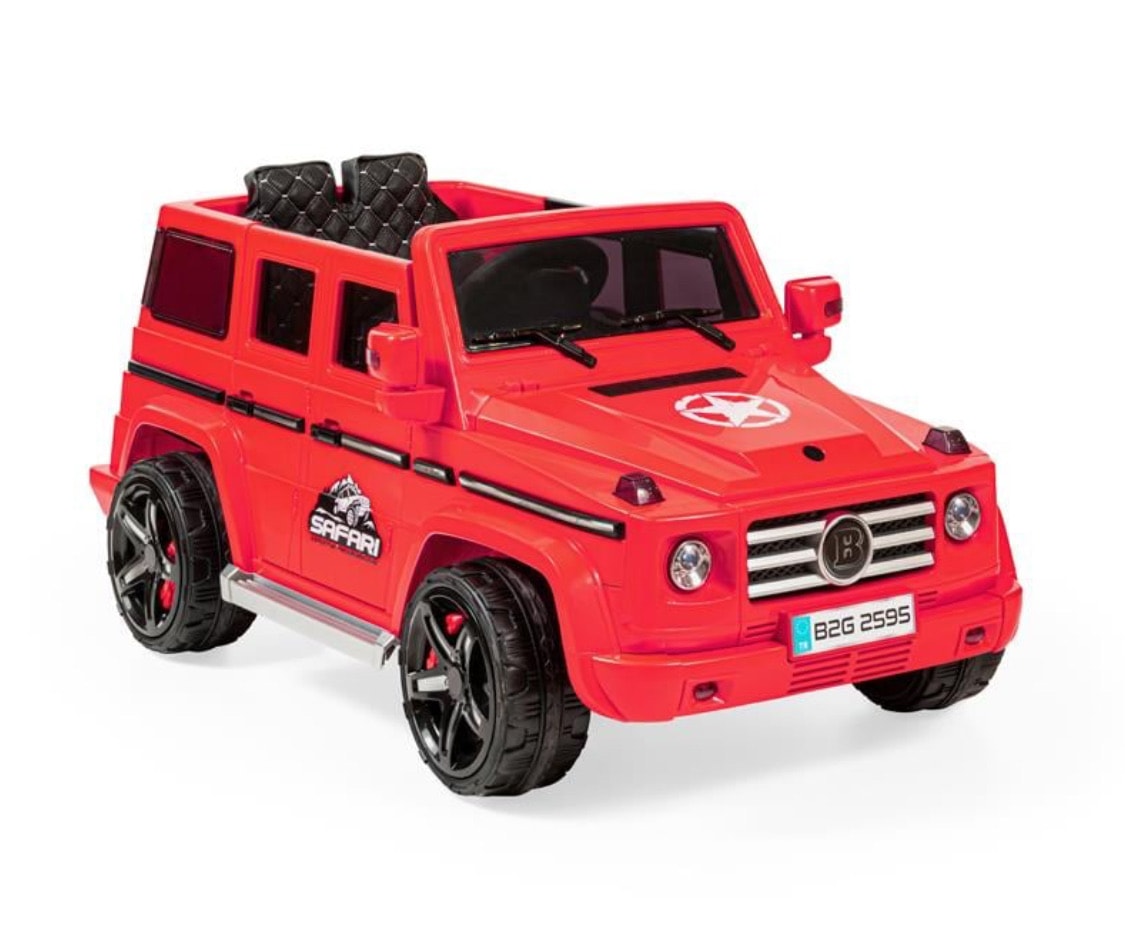 BABY2GO SAFARİ 12 VOLT AKÜLÜ ARABA KIRMIZI