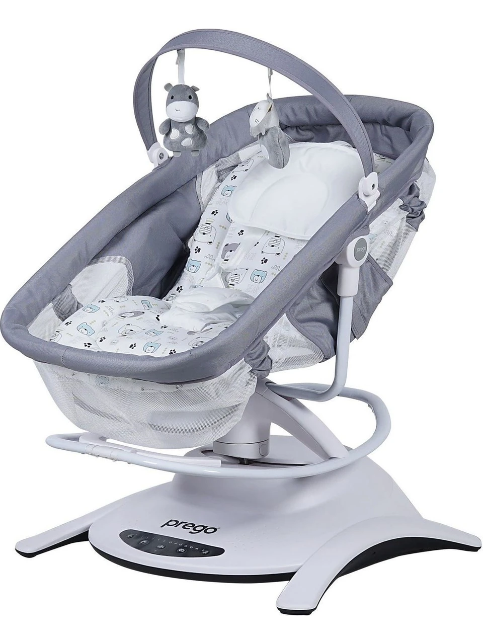 PREGO 4086 YUMMY PORTBEBELİ BEŞİK GRİ