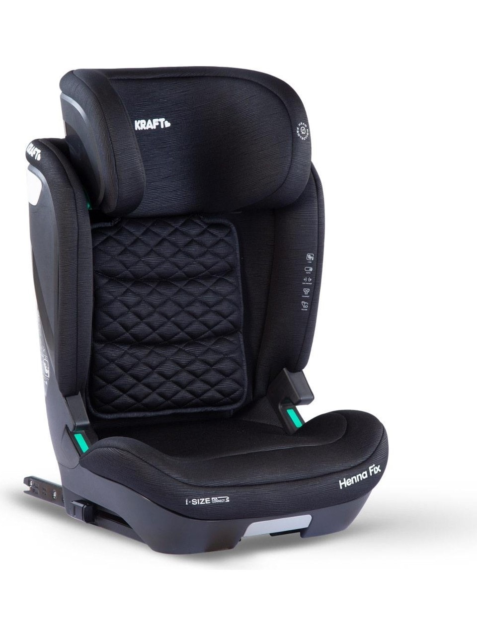 Kraft Henna Fix I-Size Oto Koltuğu 15-36 Kg Black