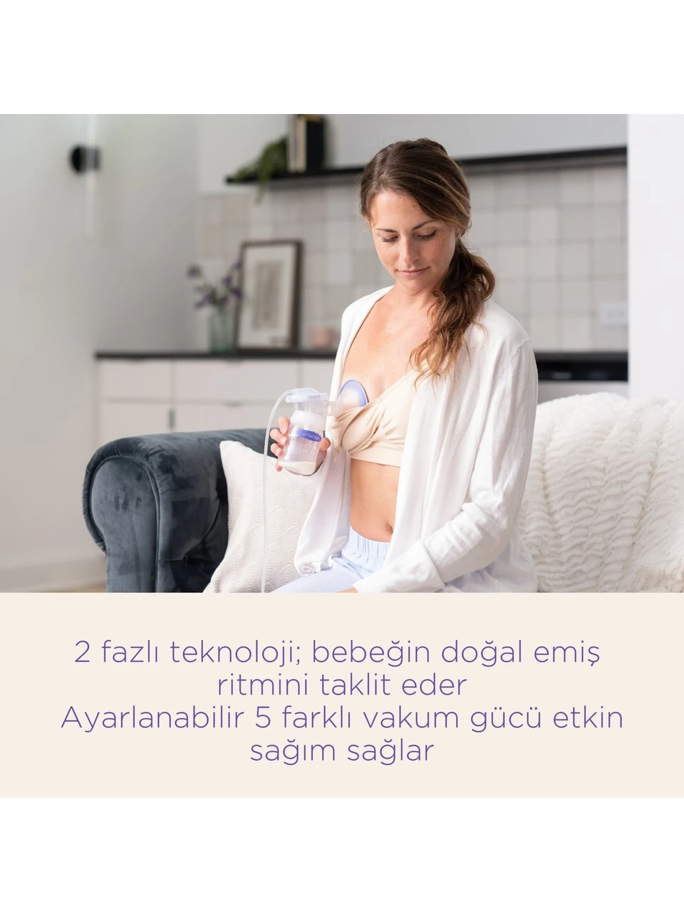 Lansinoh Kompakt Tekli Elektrikli Göğüs Pompası