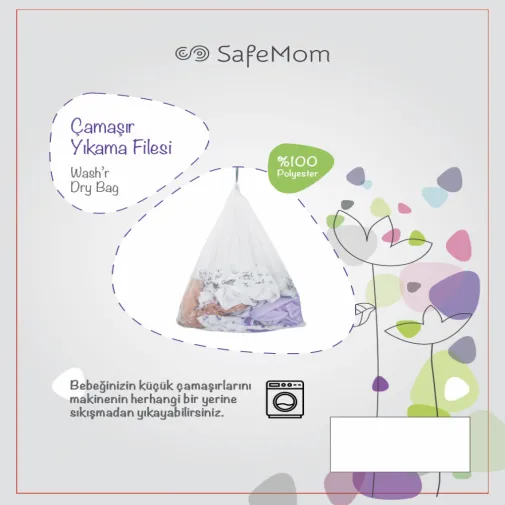 SafeMom Çamaşır Yıkama Filesi