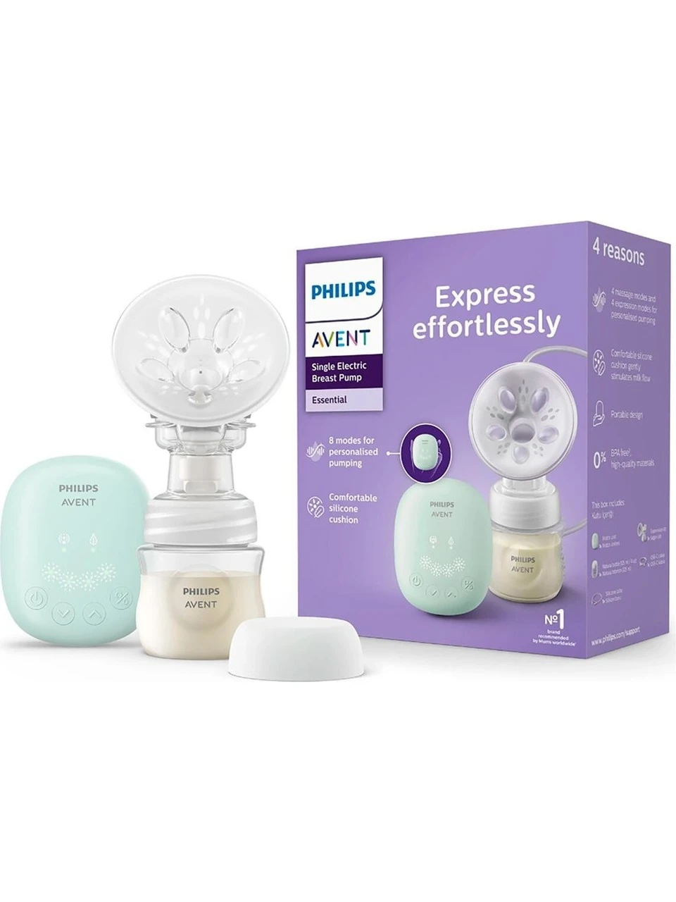 Philips Avent SCF323/11 Essentials Tekli Elektrikli Göğüs Pompası