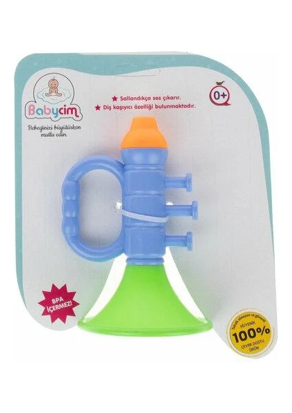 Babycim Trampet Sesli Çıngırak