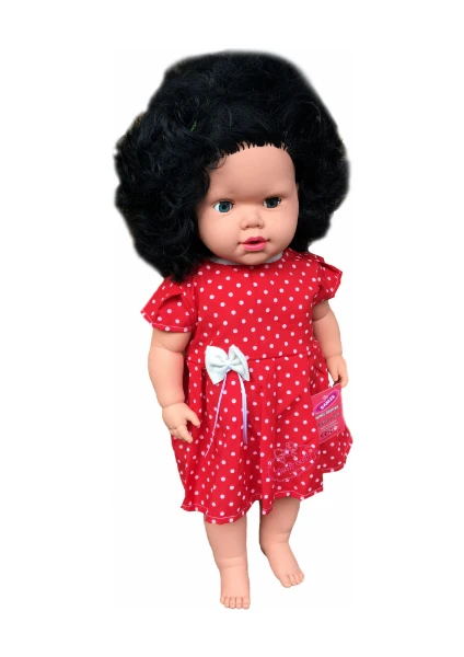 POŞETLİ ASYA BEBEK 35 CM SESLİ