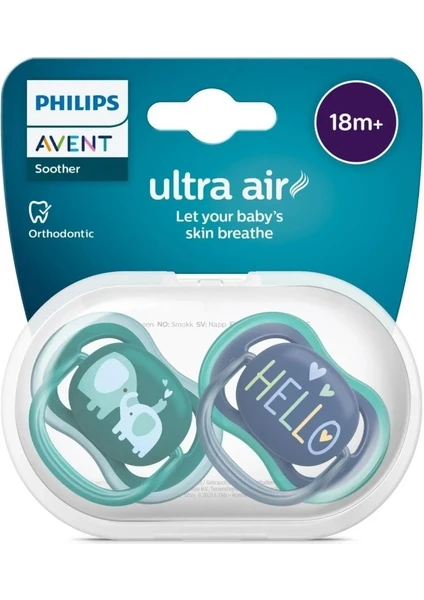 Philips Avent SCF349/18 Ultra Air Emzik 18+ Ay 2li Erkek