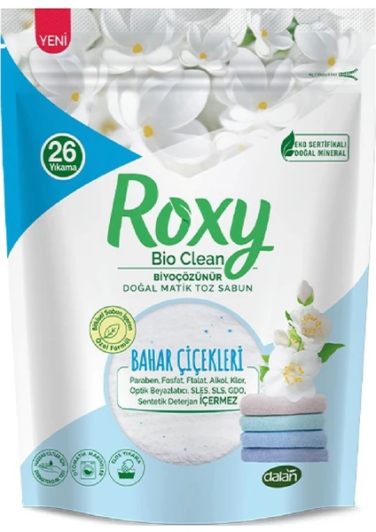 ROXY BİO BAHAR ÇİÇEKLİ TOZ SABUN  1.6 KG.