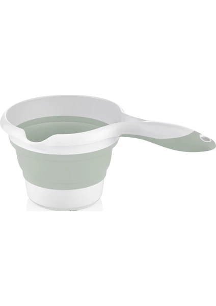 Babyjem Katlanabilen Bebek Banyo Maşrapası Gri