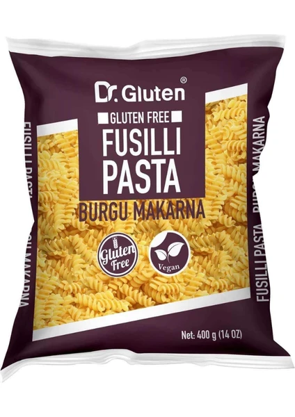 DR. GLUTEN GLUTENSİZ BURGU MAKARNA 400 GR
