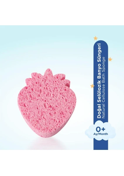 Wee Baby Doğal Selülozik Bebek Banyo Süngeri