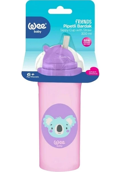Wee Baby Friends Pipetli Bardak 300 ml
