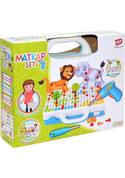 Eğitici Matkap Seti Hayvanlar 3D Stem Creative