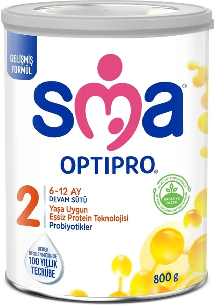 SMA OPTİPRO PROBİYOTİK 2 DEVAM SÜTÜ 800GR 6-12AY