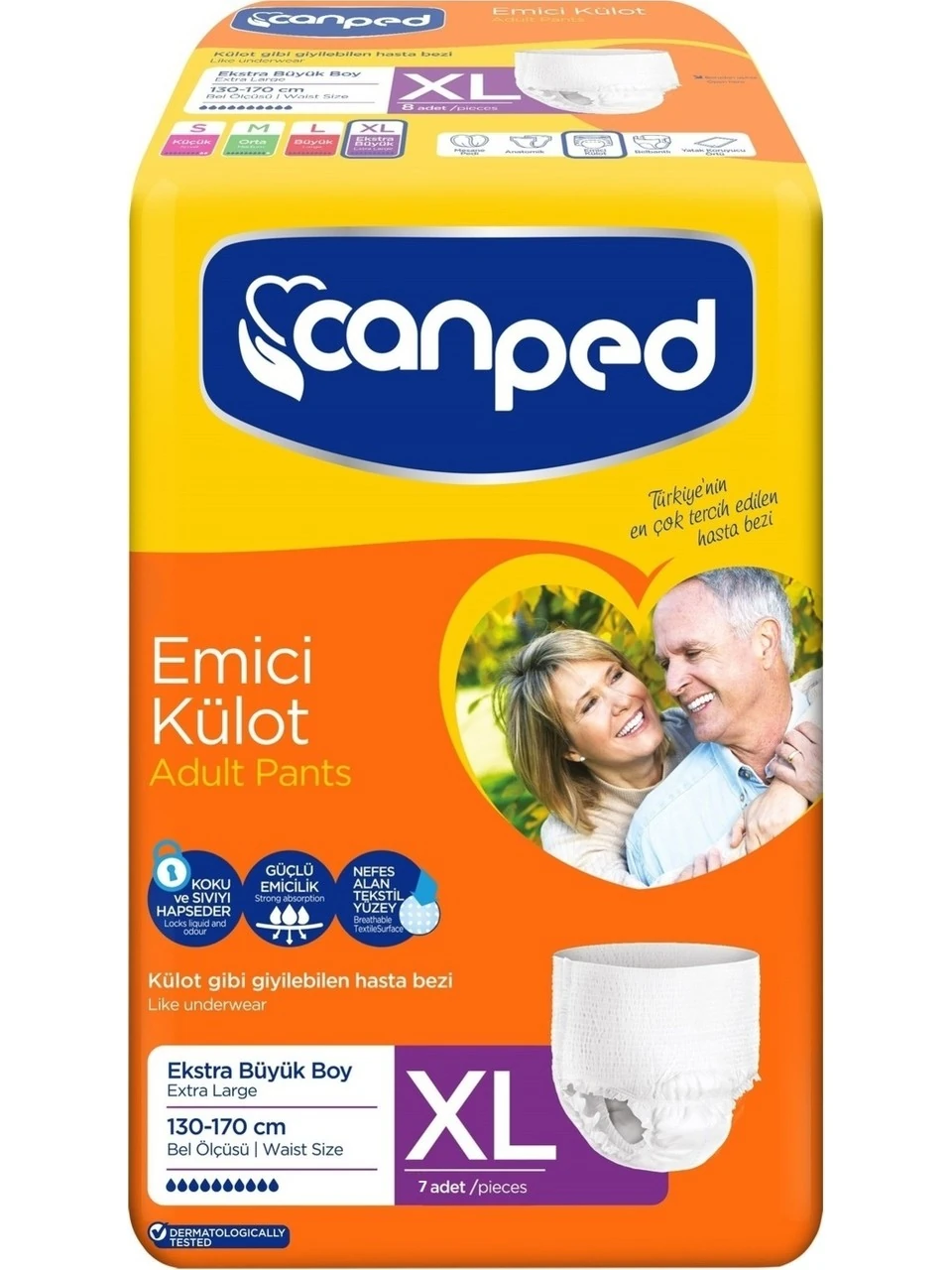 Canped Emici Külot 7li XL Beden