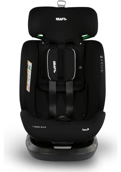 Kraft Spin I-Size (40-150 Cm) 0-36 kg Oto Koltuğu