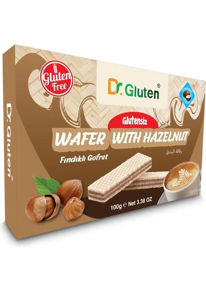 DR.GLUTEN GLUTENSİZ FINDIKLI GOFRET 100 GR.