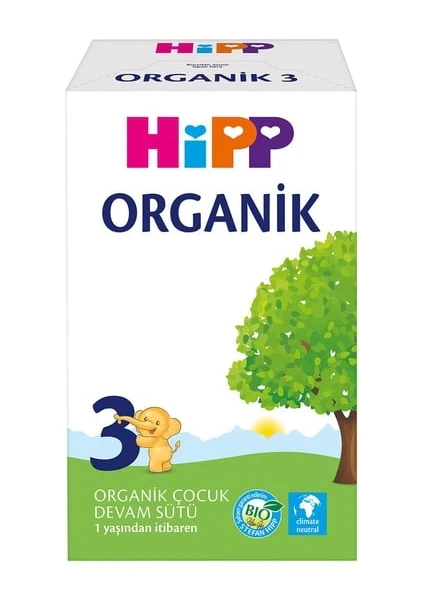 Hipp 3 Organik Combiyotik Devam Sütü  600 gr