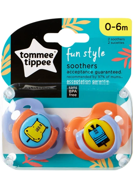 Tommee Tippee Fun Emzik 2li 0-6 Ay