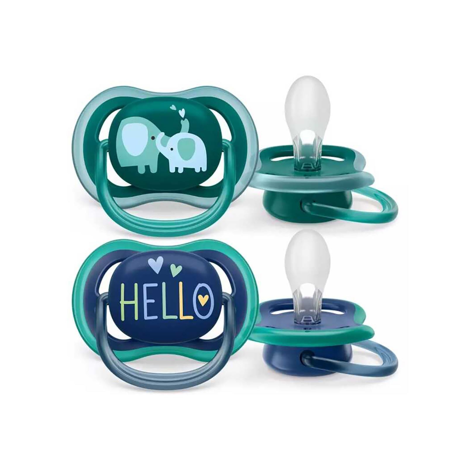 Philips Avent SCF349/18 Ultra Air Emzik 18+ Ay 2'li Paket Erkek İndigo