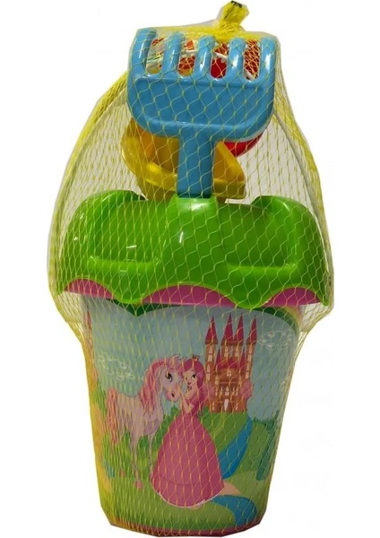 Aksesuarlı Kova Resimli Küçük