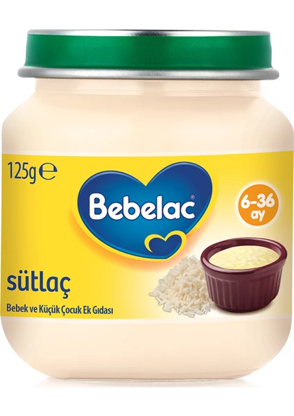 BEBELAC MUZLU PİRİNÇLİ SÜTLAÇ 125GR