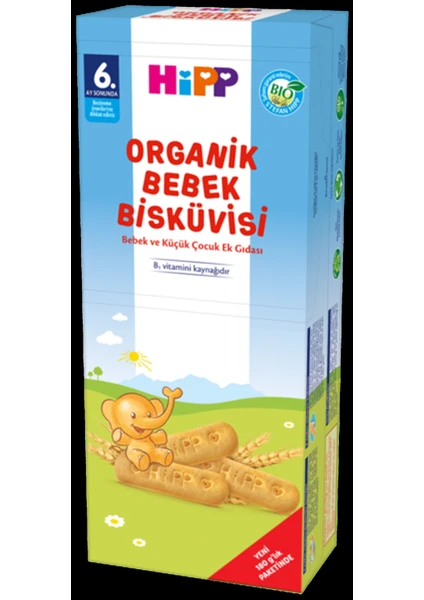 Hipp Organik Bebek Bisküvisi 180 gr