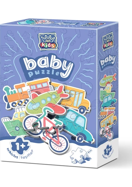 Art Kids Taşıtlar Baby Puzzle 19 Parça