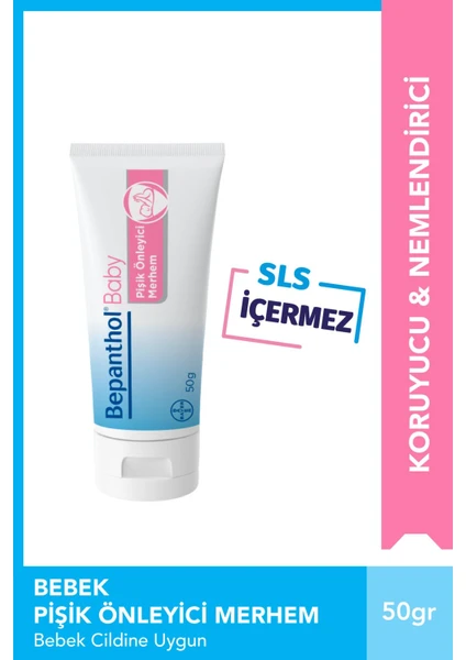 Bepanthol Baby Pişik Önlemeye Yardımcı Merhem 50 gr