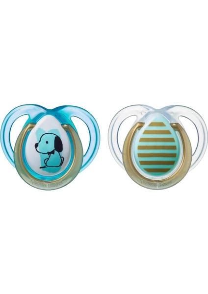 Tommee Tippee Moda Emzik Erkek 0-6 Ay + Emzik Askısı