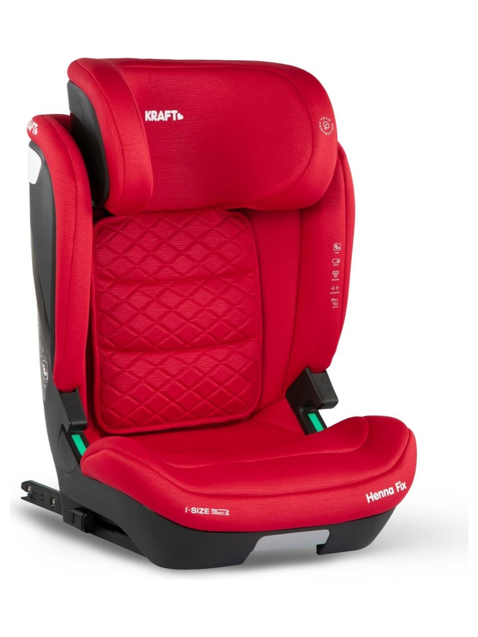 Kraft Henna Fix I-Size Oto Koltuğu 15-36 Kg Red