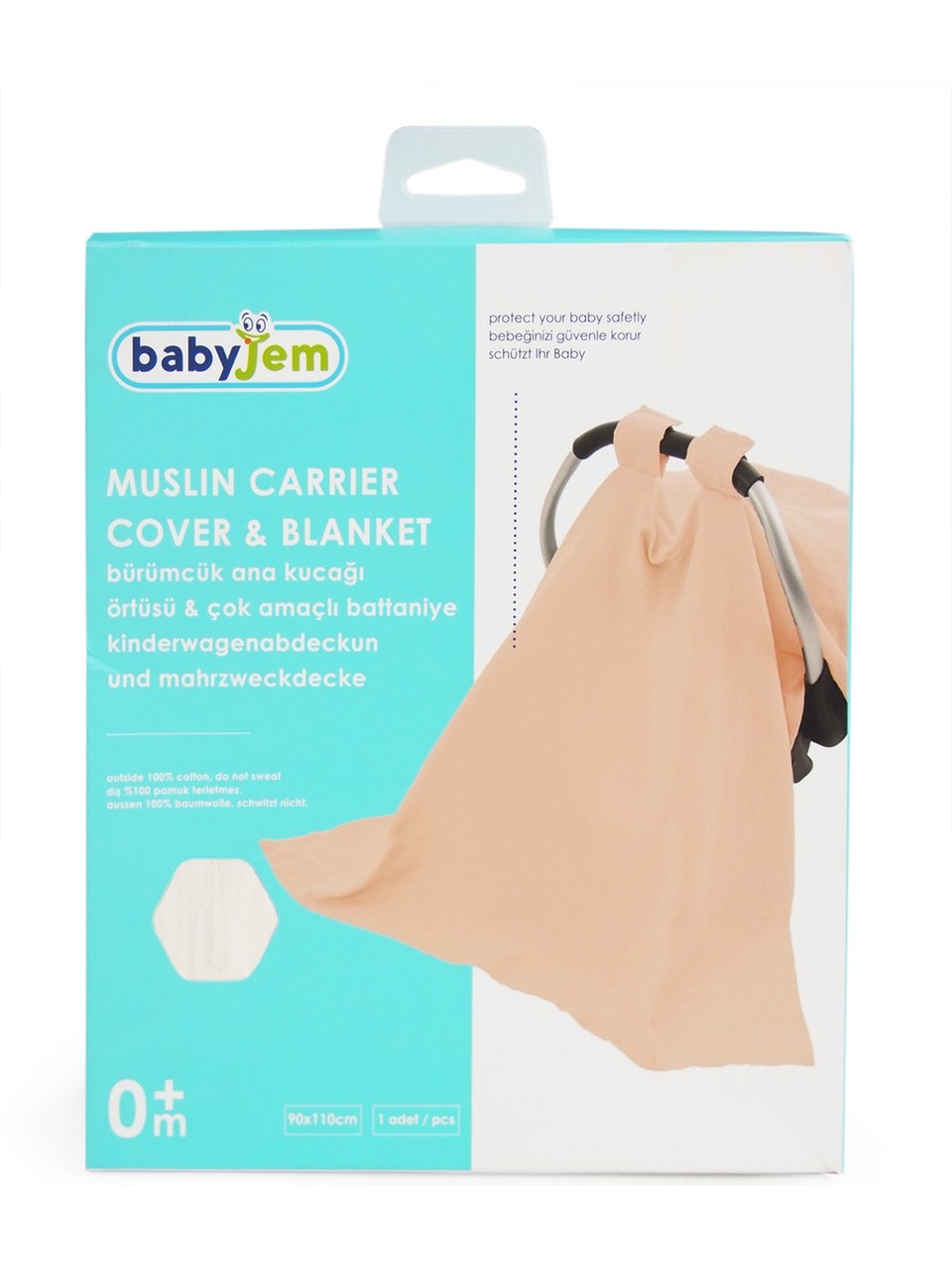 Babyjem Ana Kucağı Örtüsü Bürümcük Gri