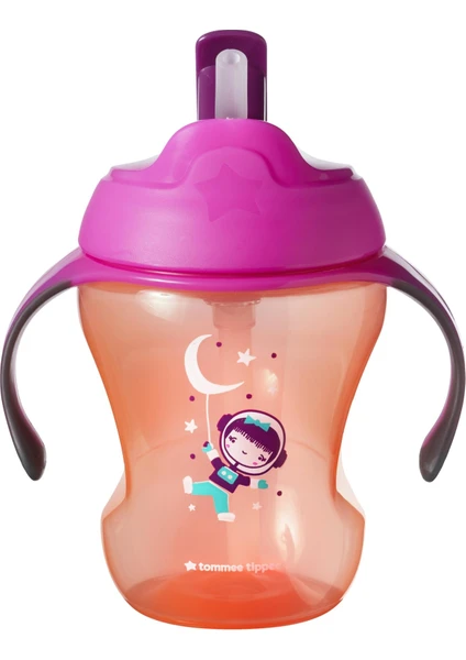 Tommee Tippee Pipetli Alıştırma Bardağı Kulplu 300 ml ()