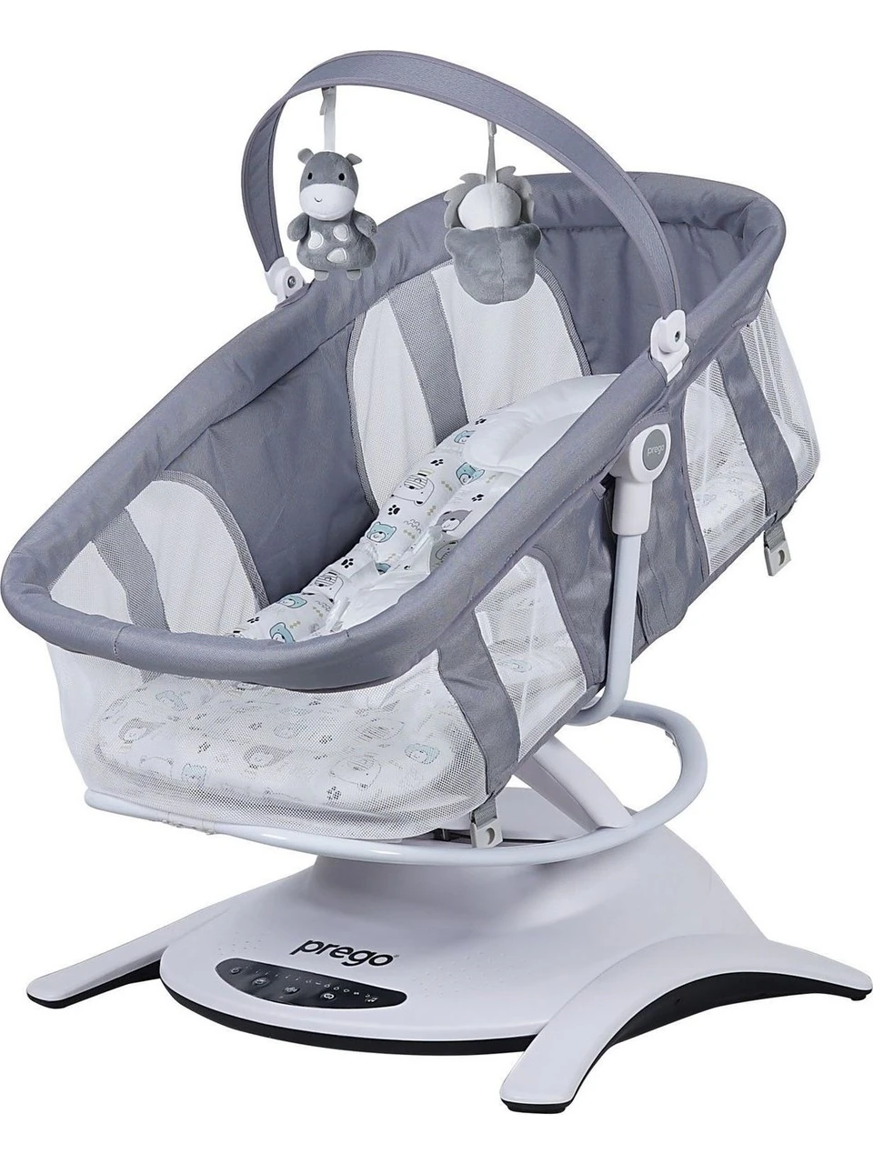 PREGO 4086 YUMMY PORTBEBELİ BEŞİK GRİ