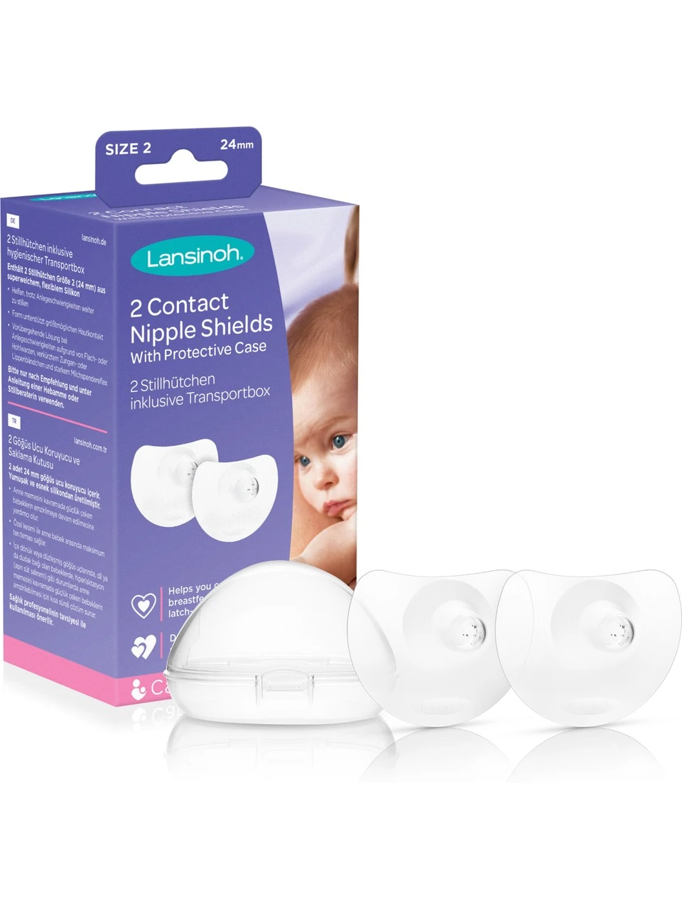 Lansinoh Göğüs Ucu Koruyucu 24 mm